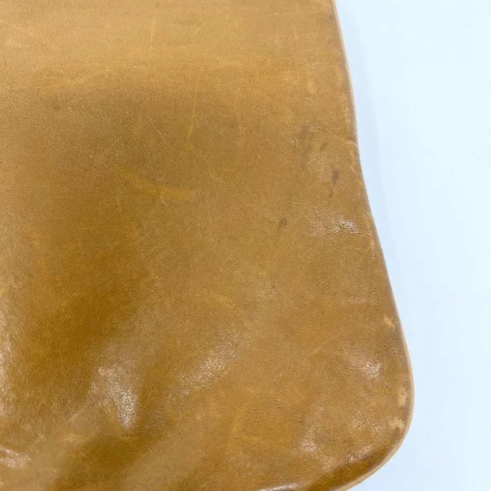 Joelle Hawkens Foldover‎ Clutch Handbag 12x18 Carmel Leather